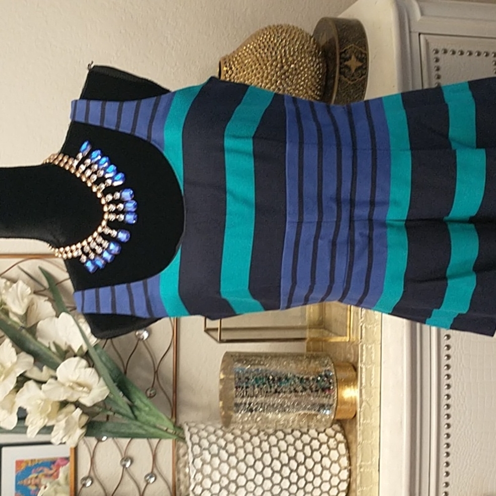 Ann Taylor Striped Dress